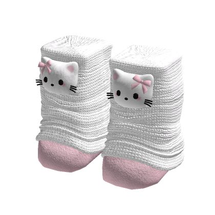 Pink Kitty Leg Warmers w Shoes thumbnail
