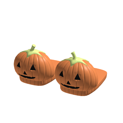 Pumpkin Head Slippers