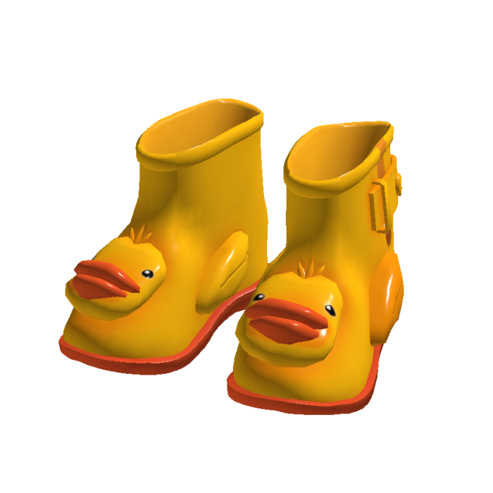 Yellow Rubber Duck Boots