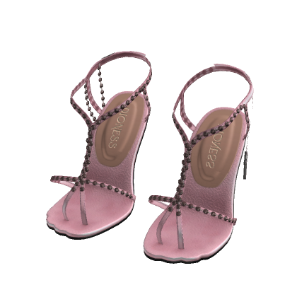 Pink Rosary Heels