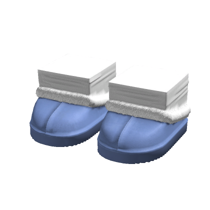 blue slippers with socks thumbnail
