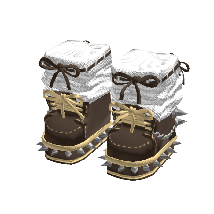 3.0 Brown Preppy Boots & Cozy Leg Warmers