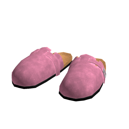 Birks Suede Clogs (Pink)
