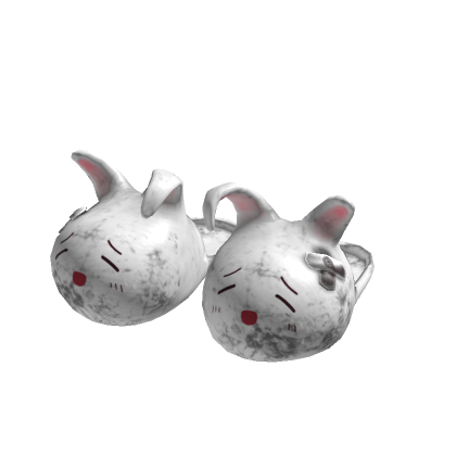 Cute Bunny Slippers white[MAX] thumbnail