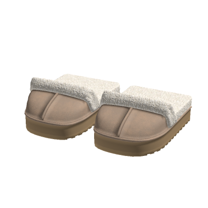 Beige Original Fur Slippers 3.0