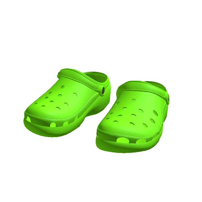 Green Crocs