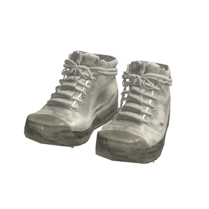 carol white high top waxed drip sneakers