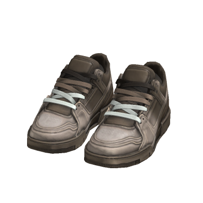 Brown Retro Skate Sneakers