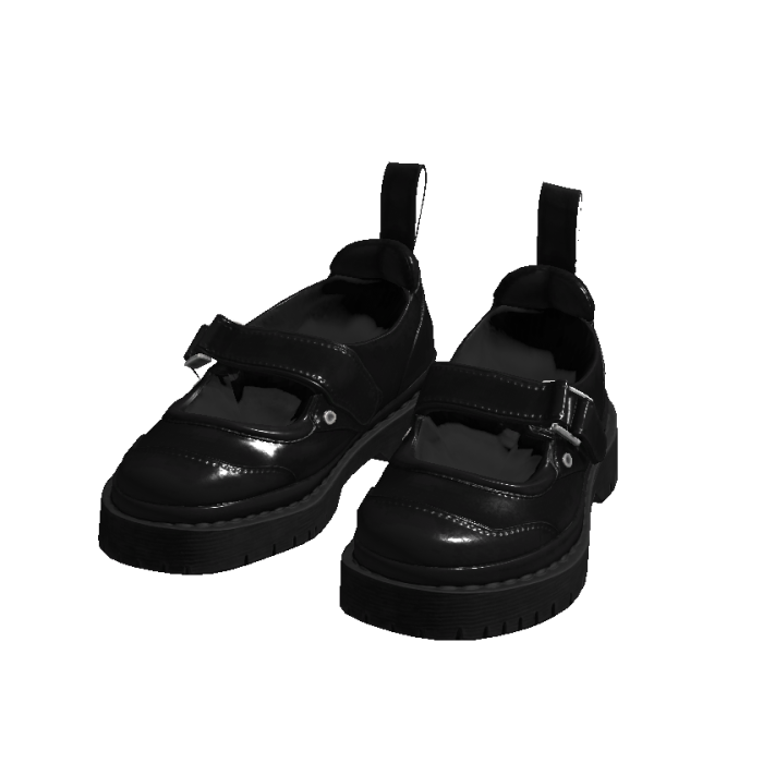 Black Mary Janes Platform Shoes
