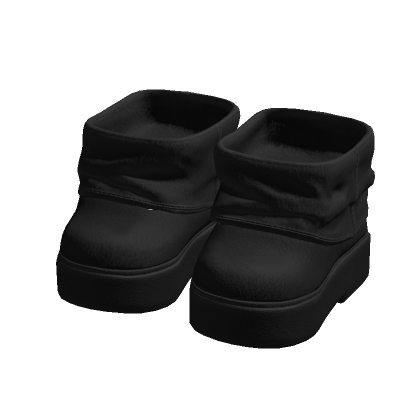 Black Cozy Fur Boots 3.0