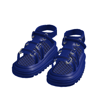 Blue Essential Classic Sandals Shoes thumbnail