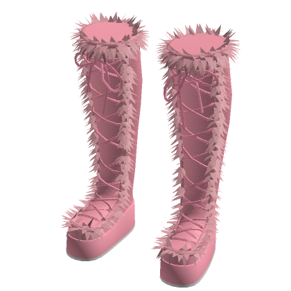 Pink Fur Boots thumbnail