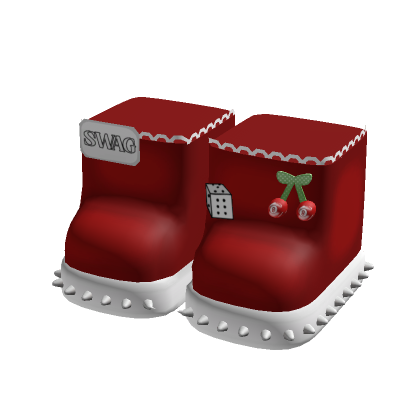 red emo spiked gambler swag shoes 3.0 thumbnail