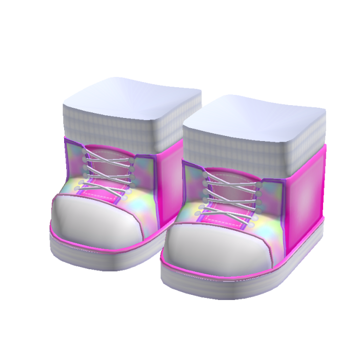 ♡ cute kawaii pink rainbow tweencore sneakers