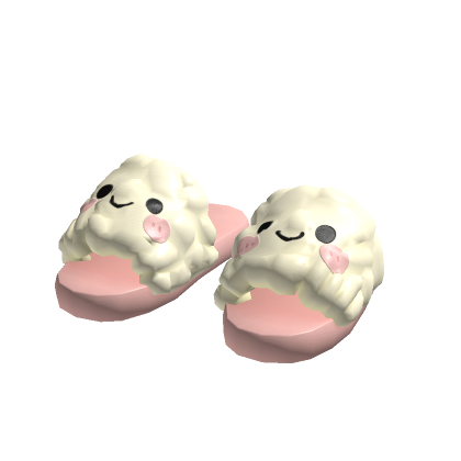 Cute Cloud Slippers Yellow[MAX] thumbnail