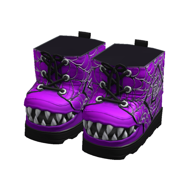 Beetle Mouth Shoes Purple