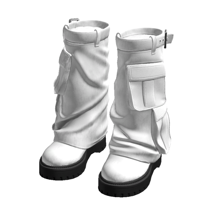 White Leather Boots