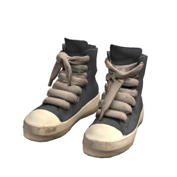 Grey N White Worned out Y2k 2000s Rack Omens 👟