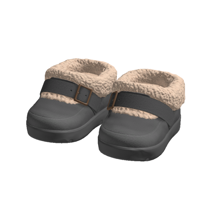 Gray Buckle Shoes 3.0