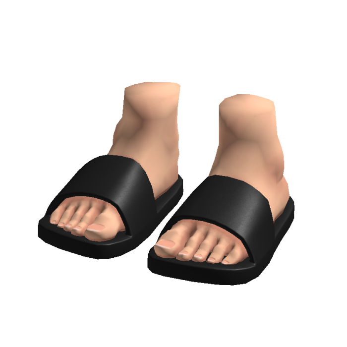 Big Feet Flip Flop (Black)
