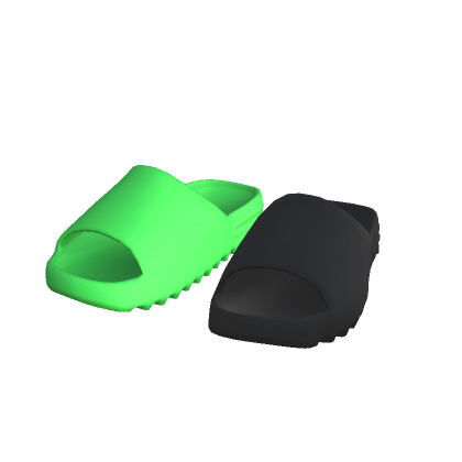 green black slides