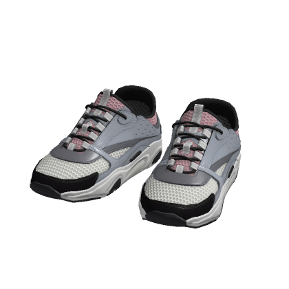 Gray / White CD Christian DeOre Sneakers thumbnail