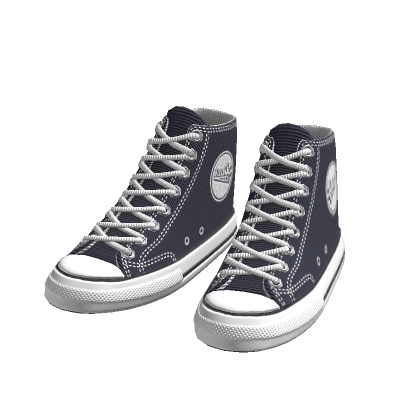 Navy Blue Canvas Shoes thumbnail