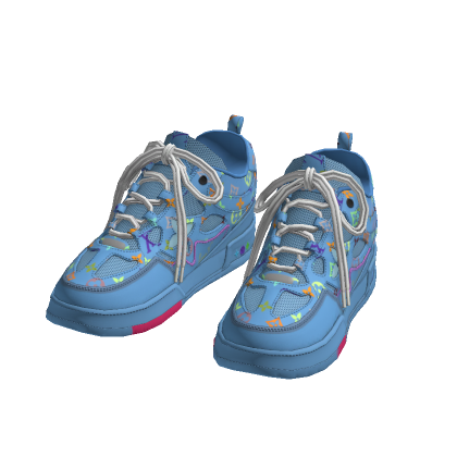 Monogram Flower Skates Sneakers