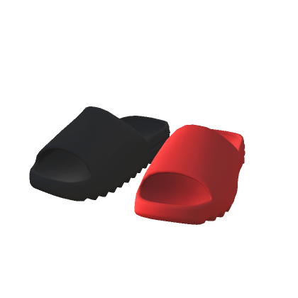 black red slides