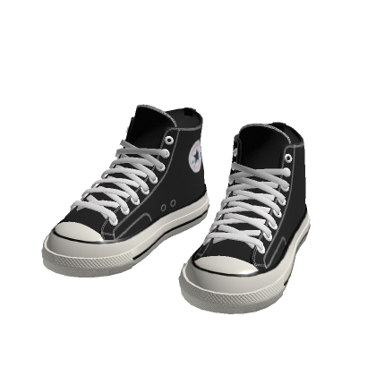 Black Conv Shoes thumbnail