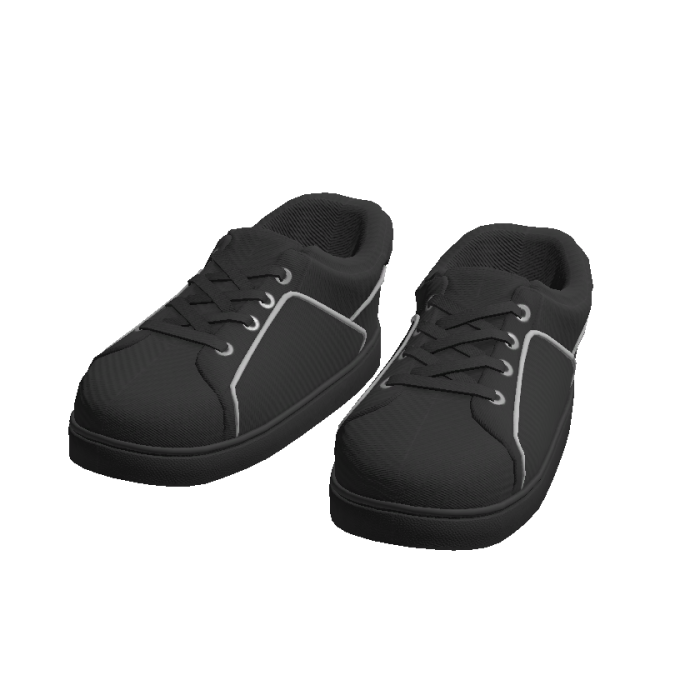 Streetwear Skate Sneakers (Black)