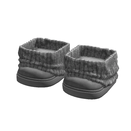 1.0 Boots Leg Warmers Grey Fur Slippers thumbnail