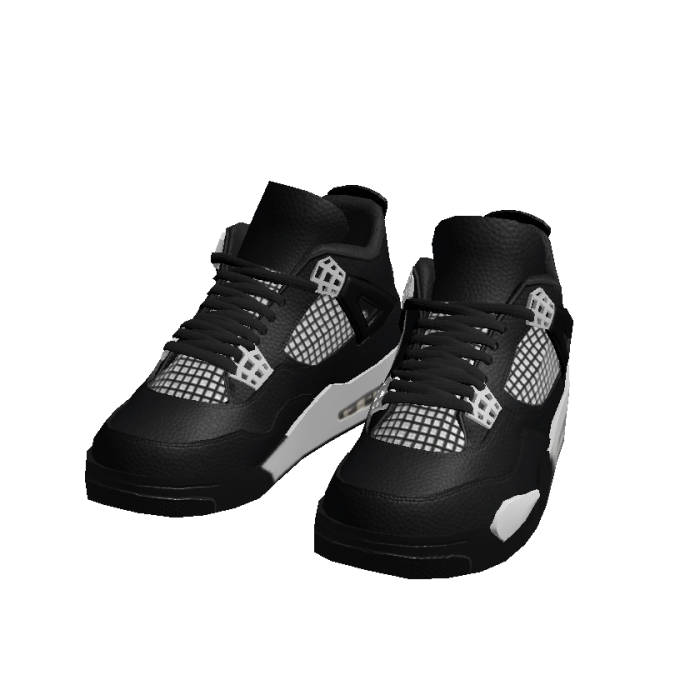 Jey 4’s White-Black