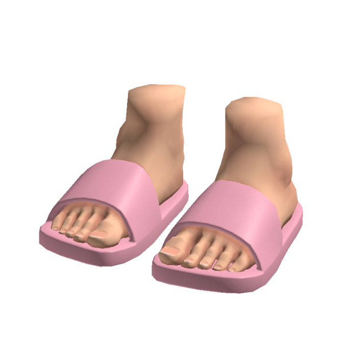 Big Feet Flip Flop (Pink)