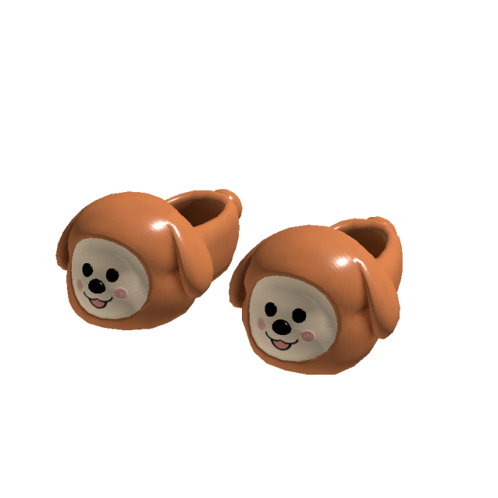 Puppy Slippers Brown[MAX]