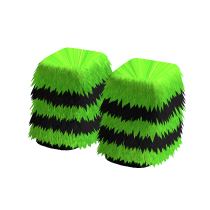 Y2K Green Fur Boots thumbnail