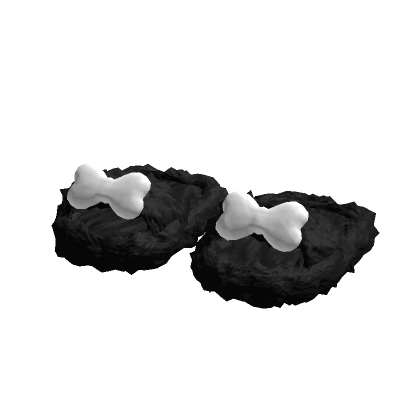 3.0 Fuzzy Slippers with Bow thumbnail