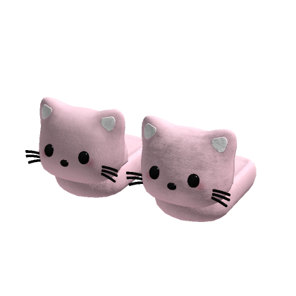 Pink Kitty Slippers thumbnail