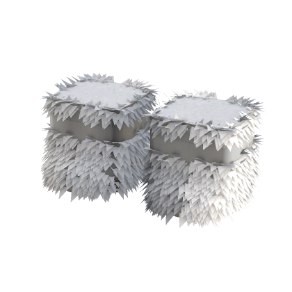Gothic Cuff Fur Boots White