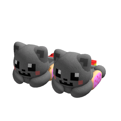 Nyan Cat Rainbow Slippers