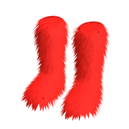 Red Fuzzy Shoes