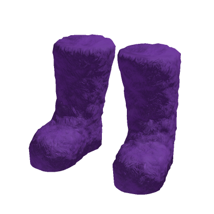 Purple Fur Boots thumbnail