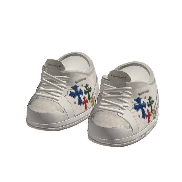 Chrome Hearts Boy Rig Shoes [ White ]