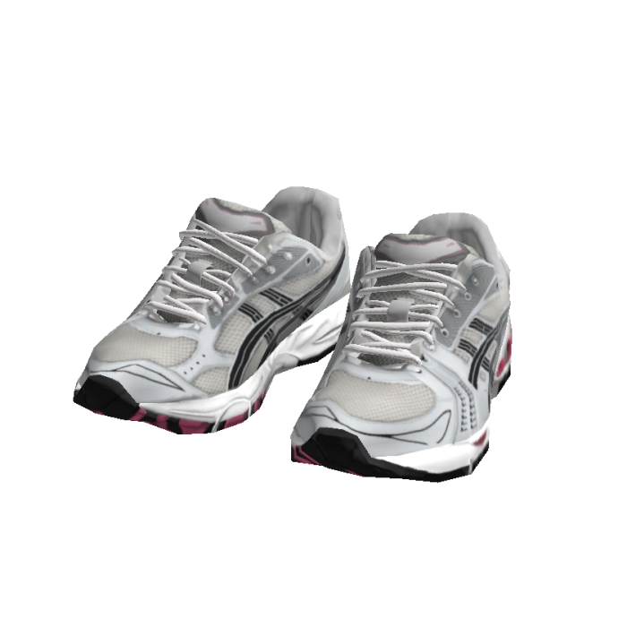 Grey Streetwear Gel Runner Sneakers