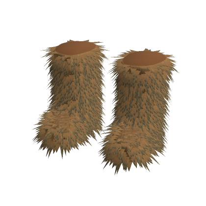 Y2K Brown Fur Boots