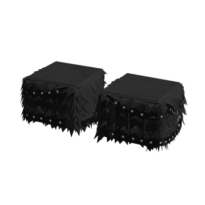 Gothic Fluffy Fur Boots (Black) thumbnail