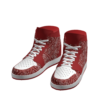 Red Bandana - High Tops