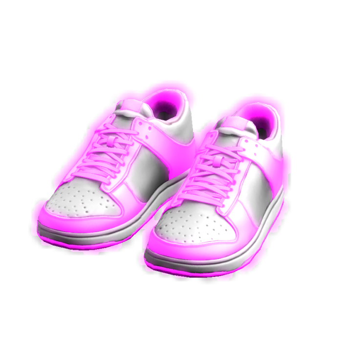 Glowing Emissive Y2k Casual Sneakers Pink