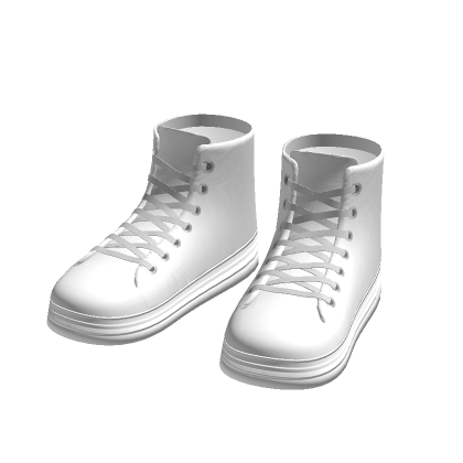 White Canvas Shoes