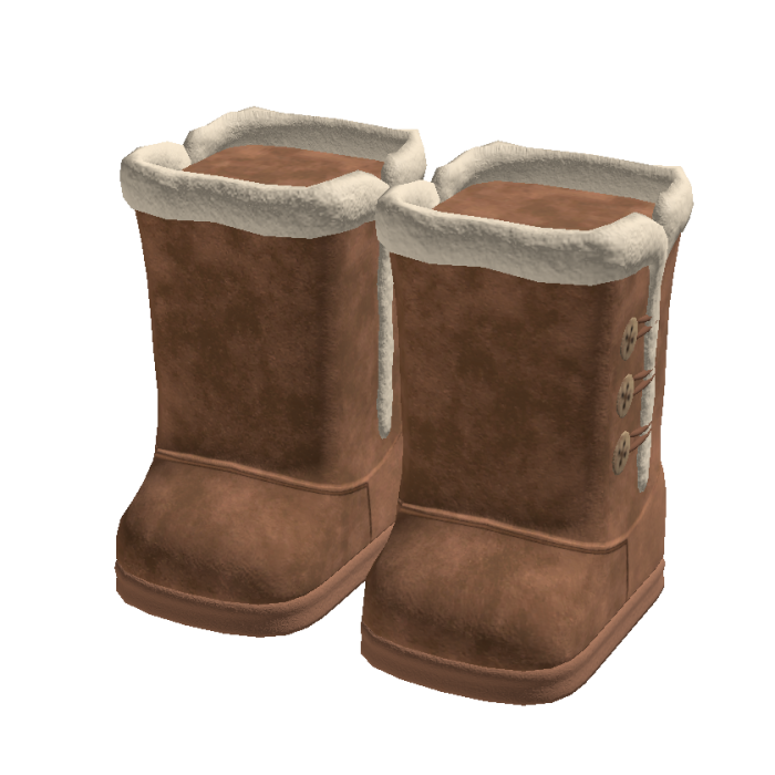brown cute high fluffy uggs